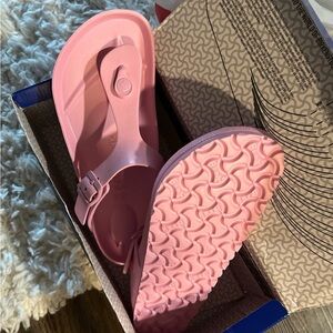 Birkenstock Gizeh pink!